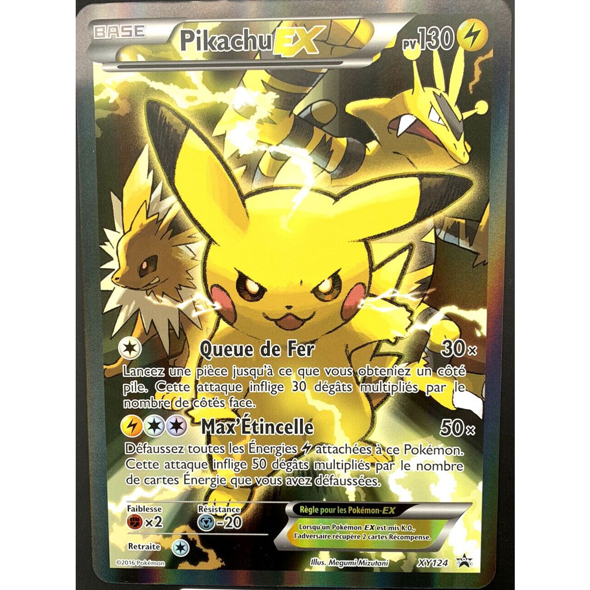 Pikachu Ex - Ultra Rare - XY124