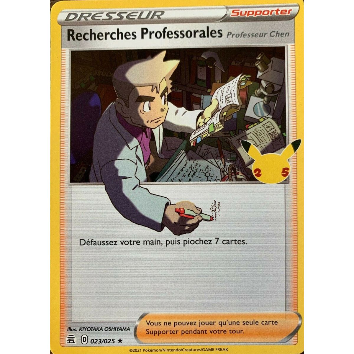 Item Recherches Professorales - Holo Rare 023/025 EB07.5 Célébrations 25 Ans