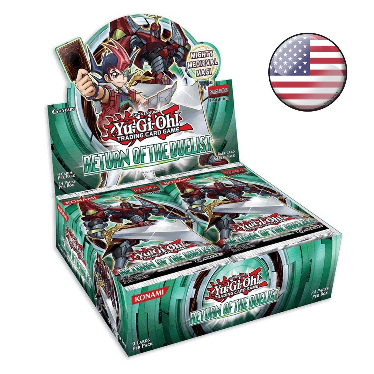 Item Yu-Gi-Oh! - Display - Boite de 24 Boosters - Le Retour du Duelliste - 1st Edition - Americain US