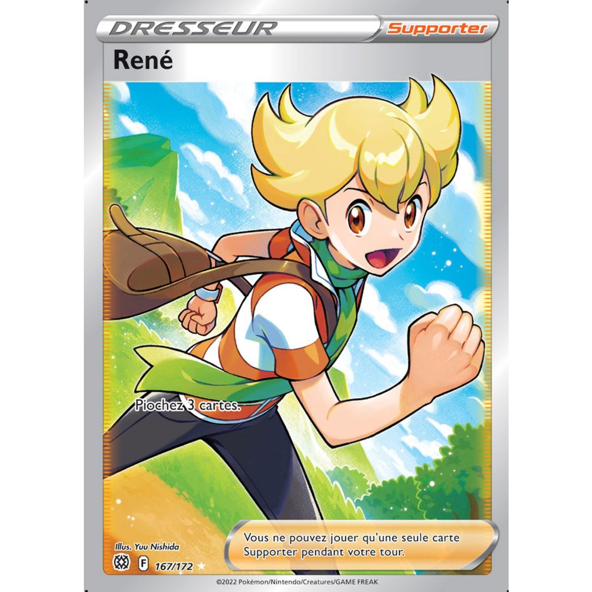 René - Full Art Ultra Rare 167/172 - EB09 Epee et Bouclier Stars Etincelantes