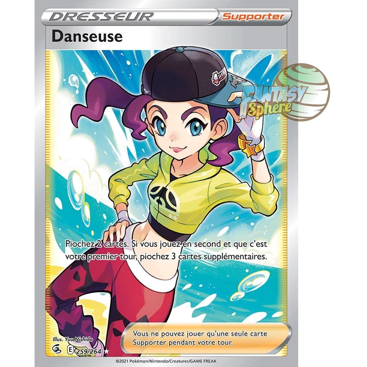 Item Danseuse - Full Art Ultra Rare 259/264 - Epee et Bouclier Poing de Fusion