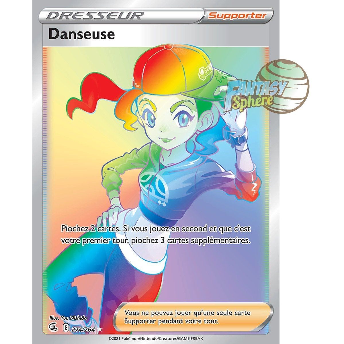 Danseuse - Secret Rare 274/264 - Epee et Bouclier Poing de Fusion
