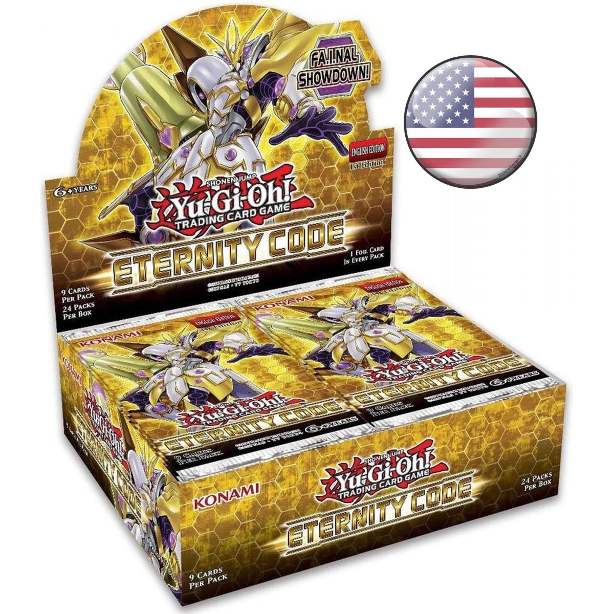 Yu-Gi-Oh! - Display - Boite de 24 Boosters - Le Code de l'Éternité - Americian US