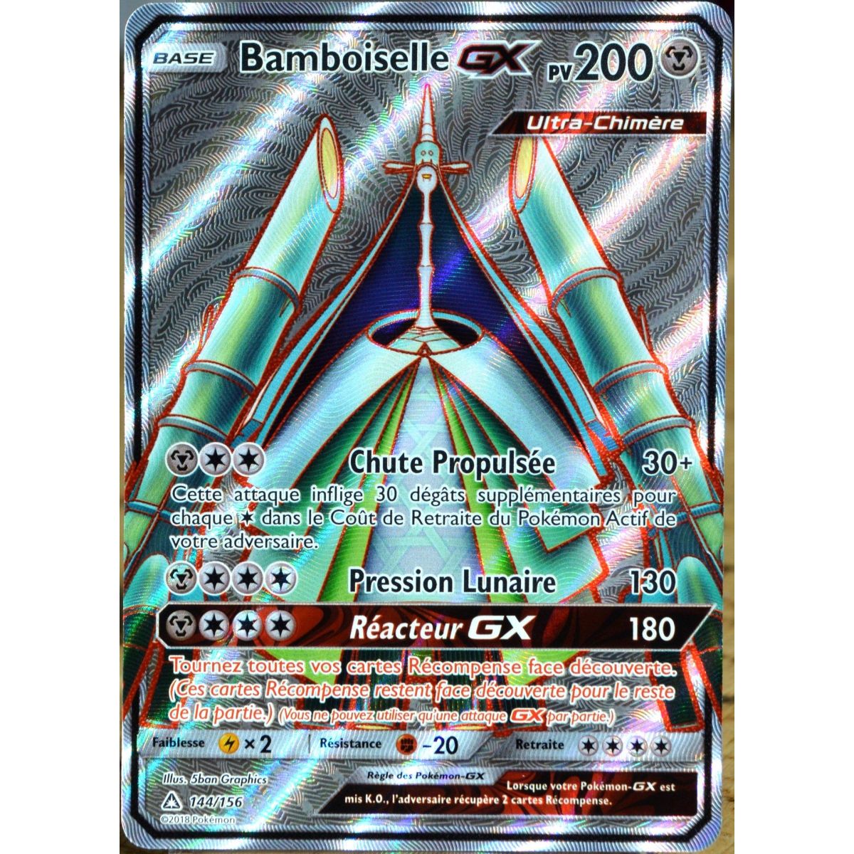 Item Bamboiselle GX - Full Art Ultra Rare  144/156 - Soleil et Lune 5 Ultra Prisme