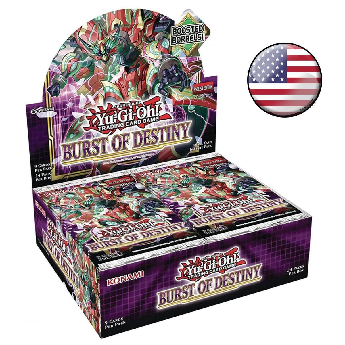 Yu-Gi-Oh! - Display - Boite de 24 Boosters - Explosion de la Destinée - Americain US