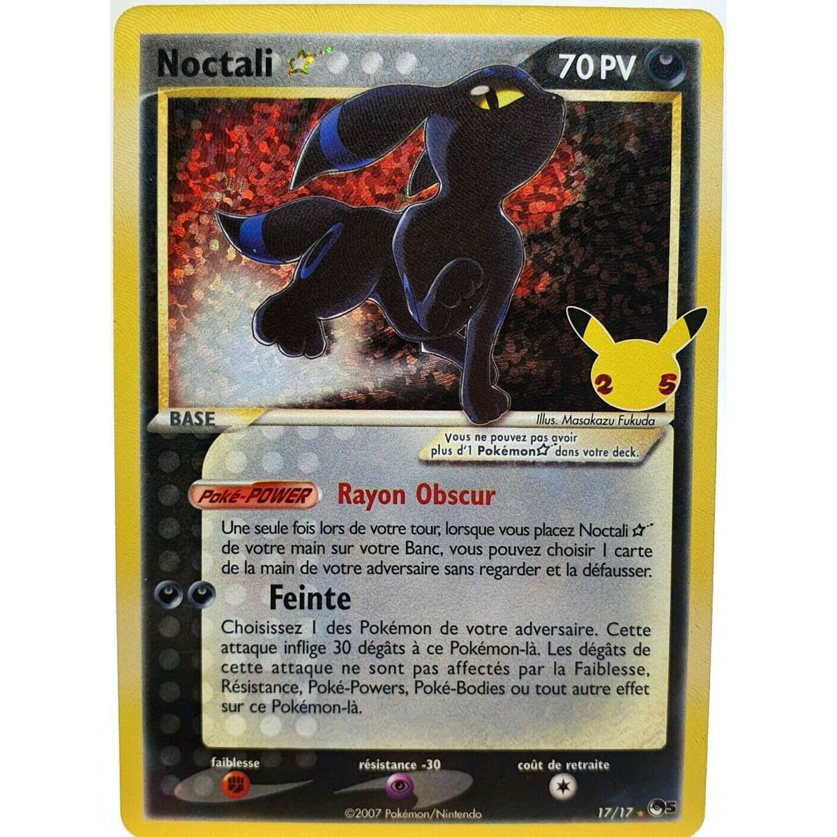 Noctali Star - Holo Rare 17/17 EB07.5 Célébrations 25 Ans