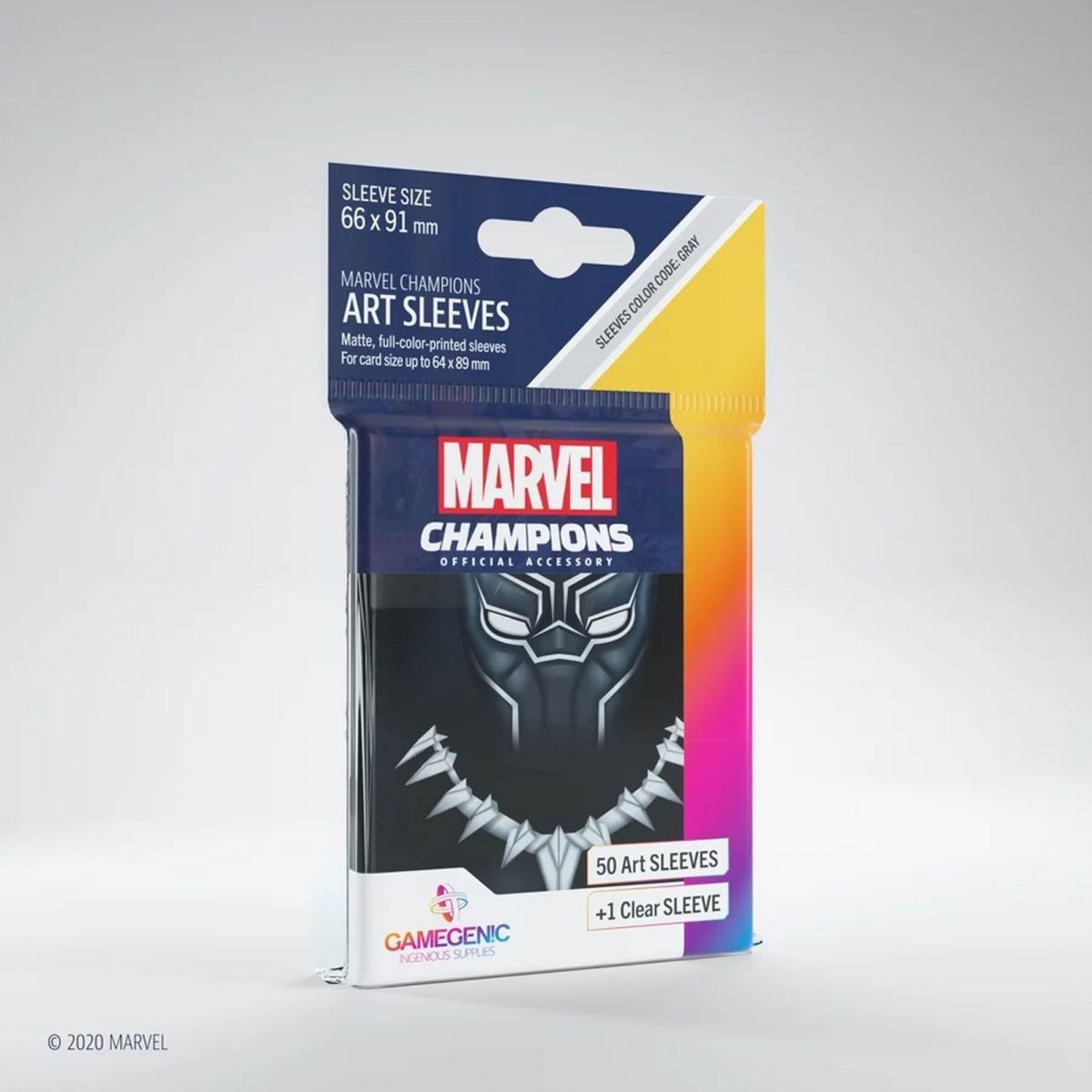 Item Gamegenic - Protèges Cartes - Standard - Marvel Champions : Black Panther (50)