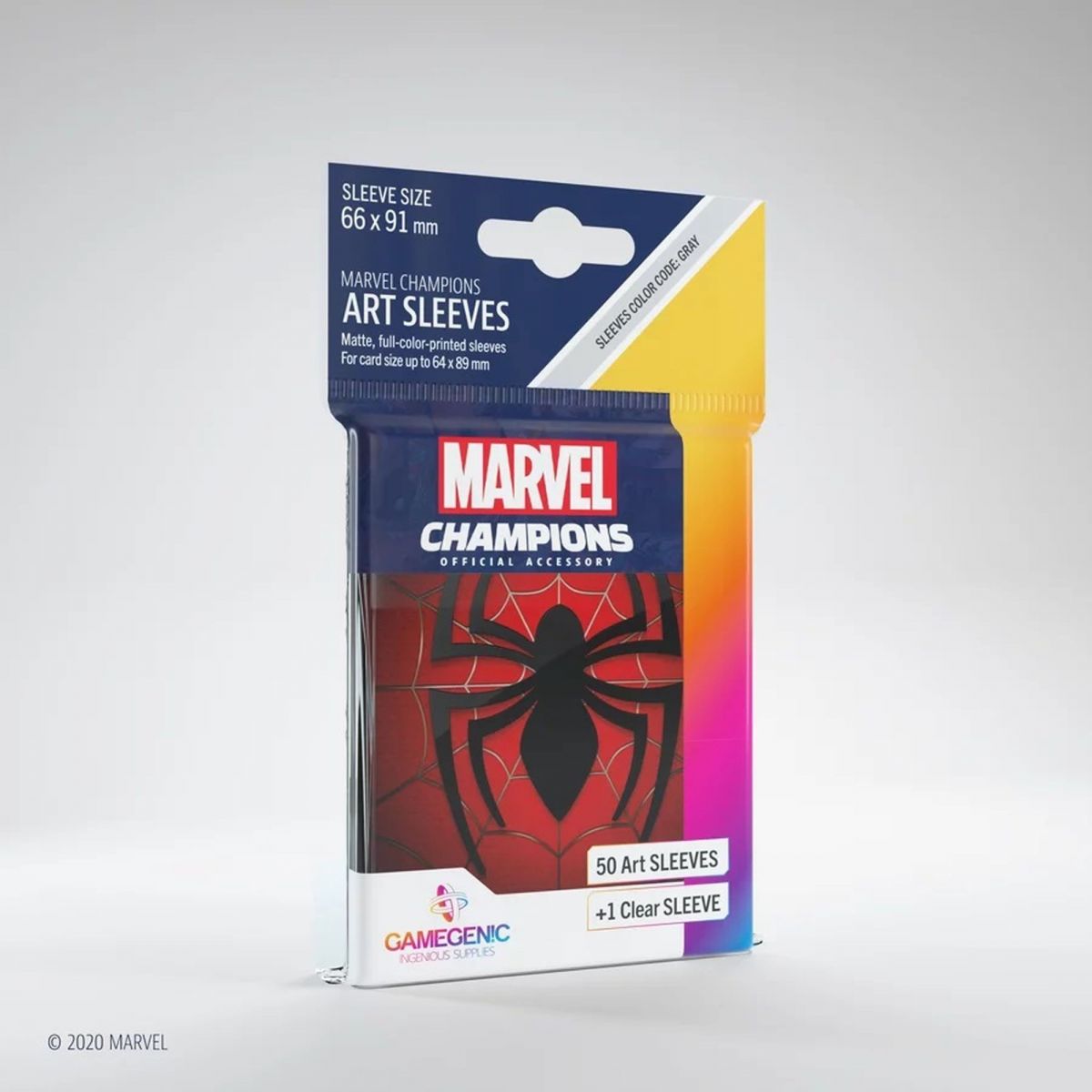 Item Gamegenic - Protèges Cartes - Standard - Marvel Champions : Spider-Man (50)