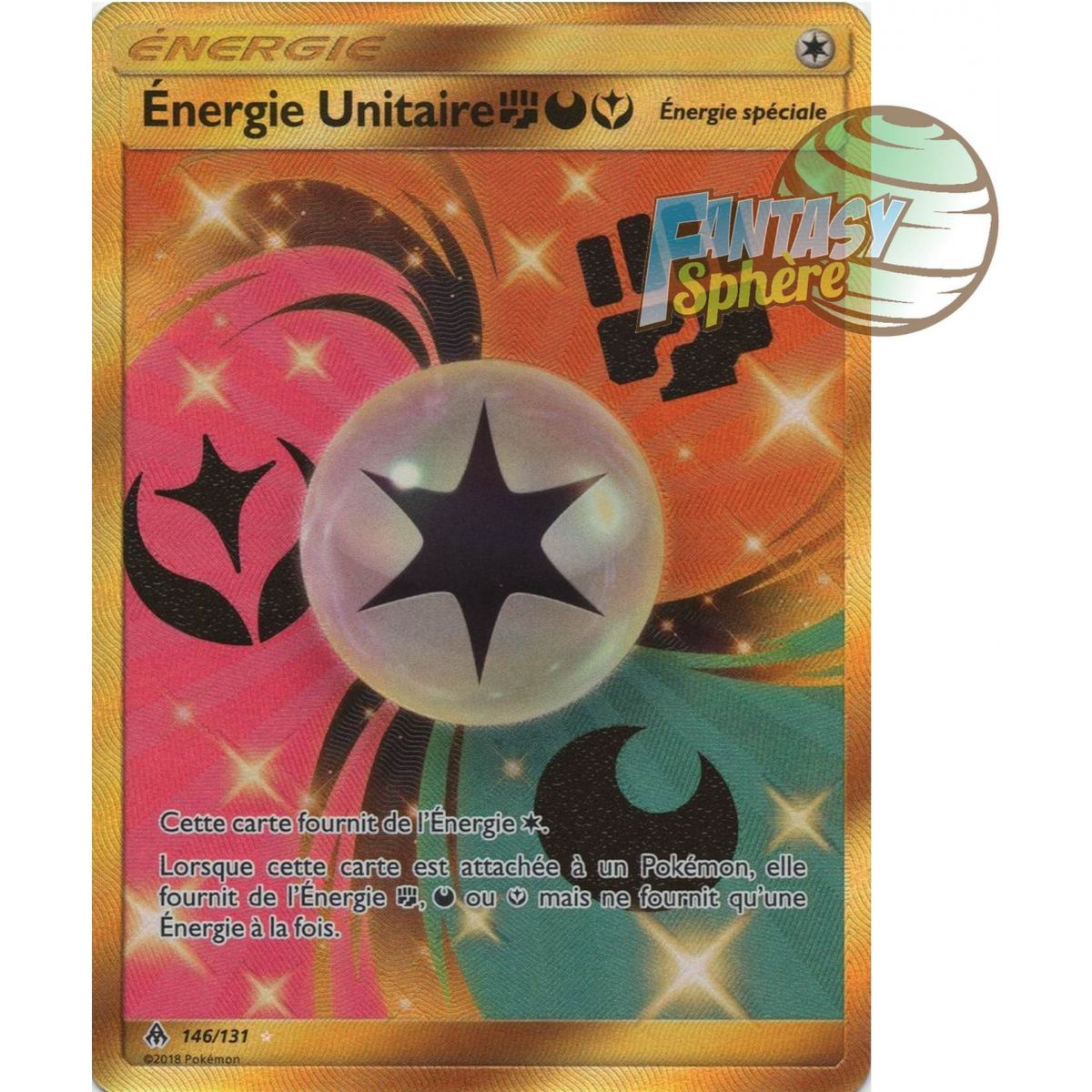 Énergie Unitaire - Secret Rare 146/131 - Soleil et Lune 6 Lumière Interdite