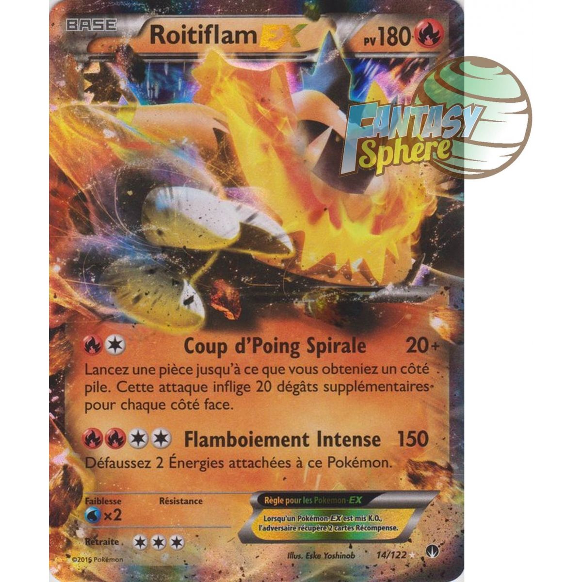 Roitiflam EX - Ultra Rare 14/122 - XY 9 Rupture TURBO