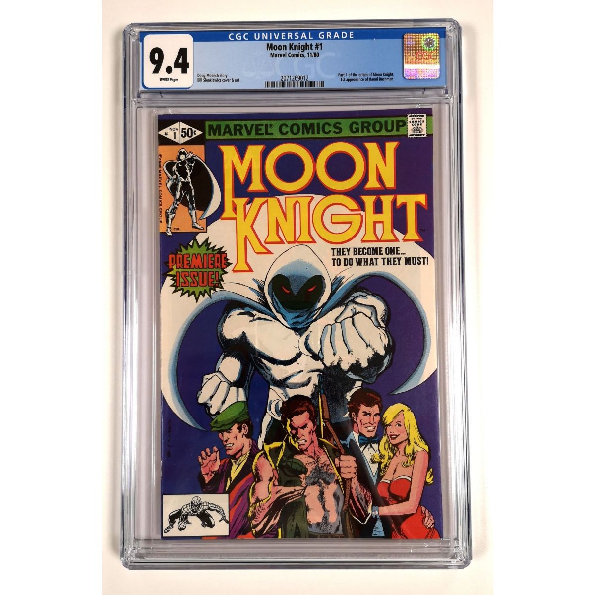 Item Comics - Marvel - Moon Knight N°1 (1980 1st Series) - [CGC 9.4 - White Pages]