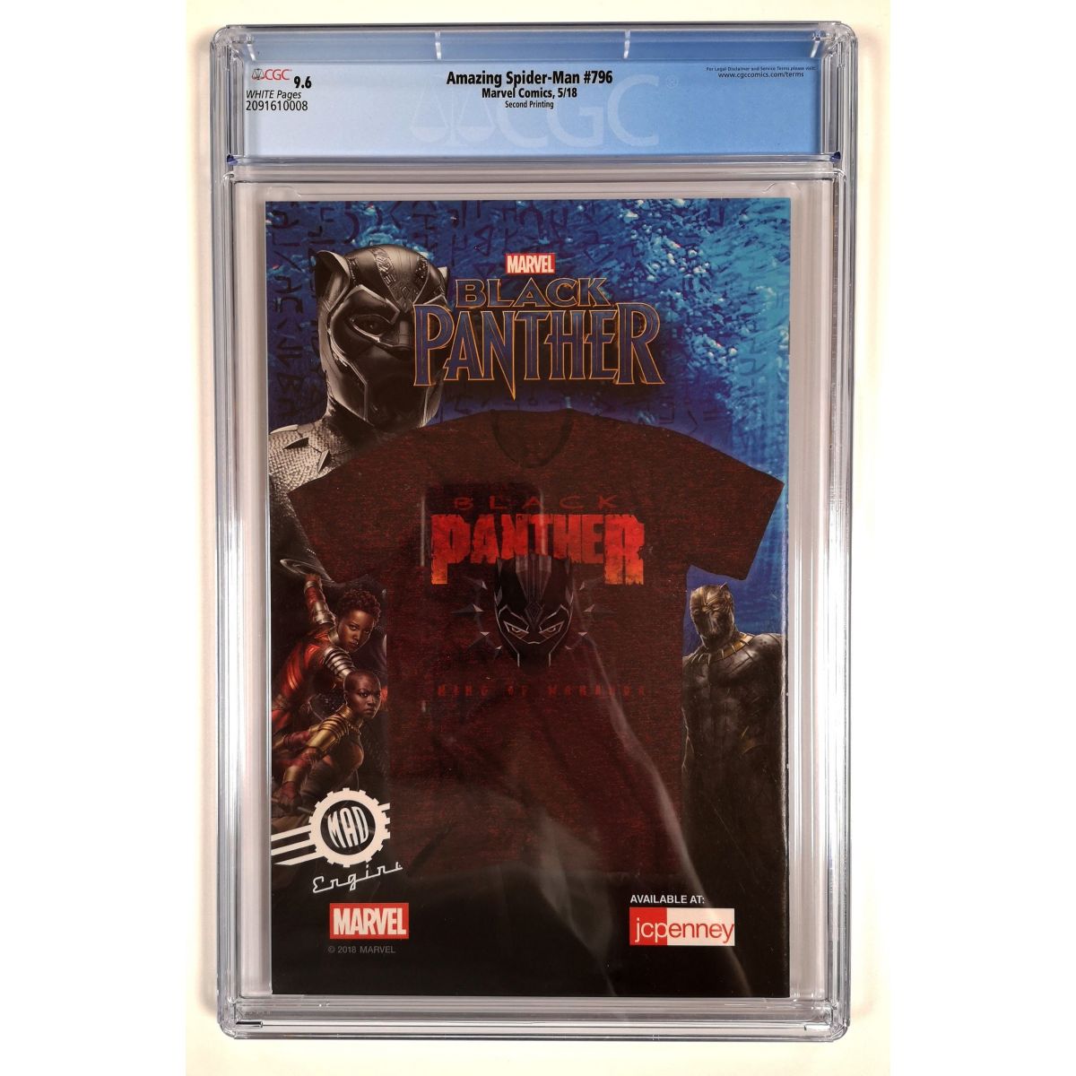 Comics - Marvel - Amazing Spider-Man N°796 (2017 5th Series) - [CGC 9.6 - White Pages]