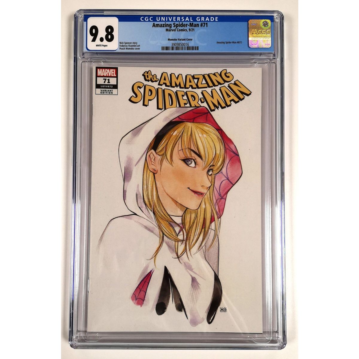 Comics - Marvel - Amazing Spider-Man N°71 (2018 6th Series) - [CGC 9.8 - White Pages]