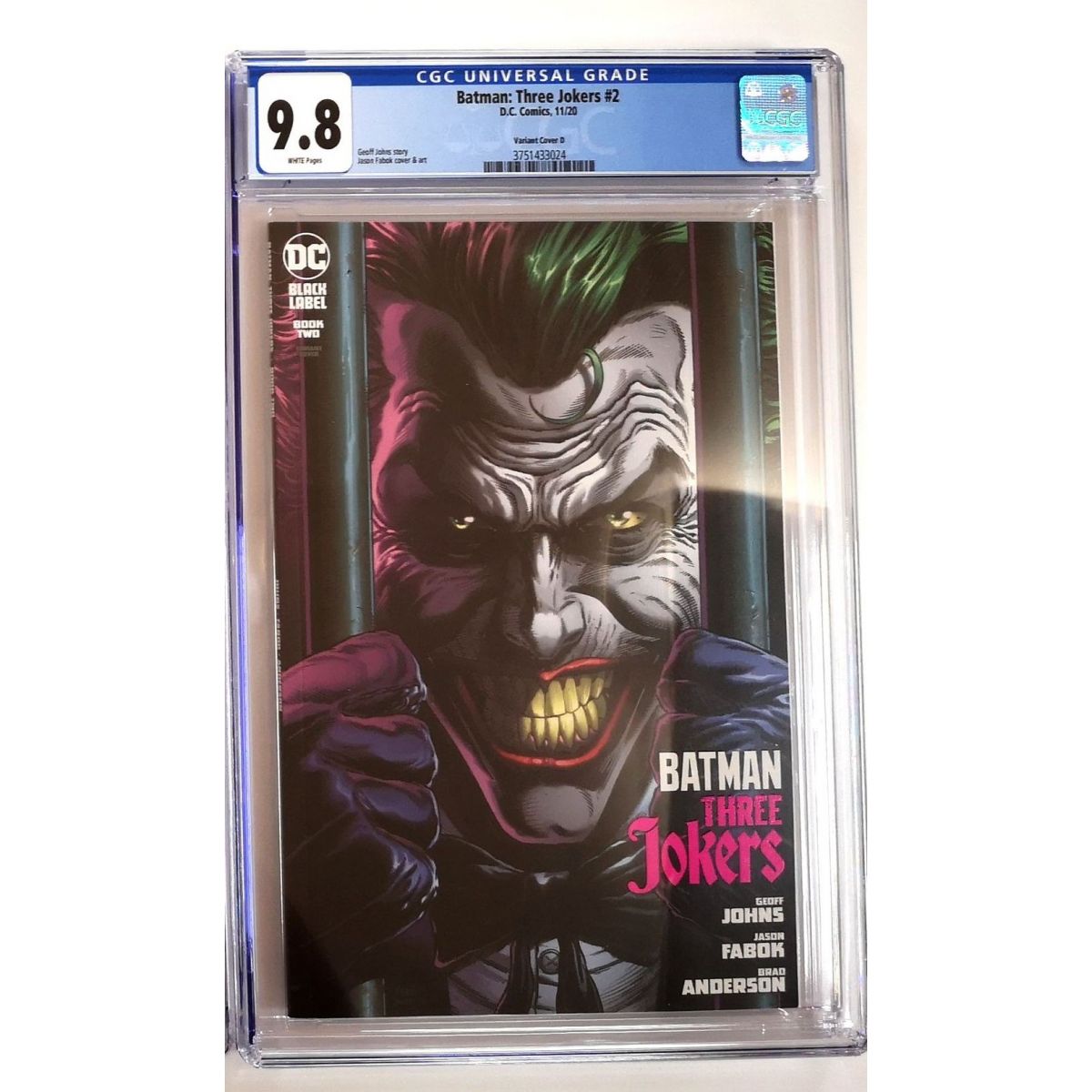 Comics - D.C - Batman: Three Jokers 1, 2 & 3 (2020) - [CGC 9.8 - White Pages]