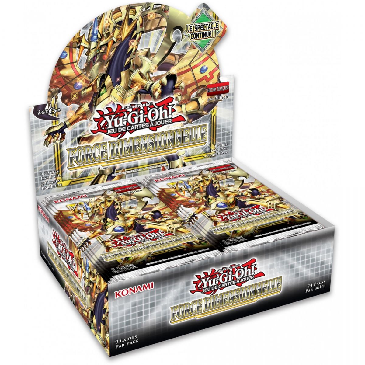 Item Yu-Gi-Oh! - Display - Boite de 24 Boosters - Force Dimensionnelle - FR