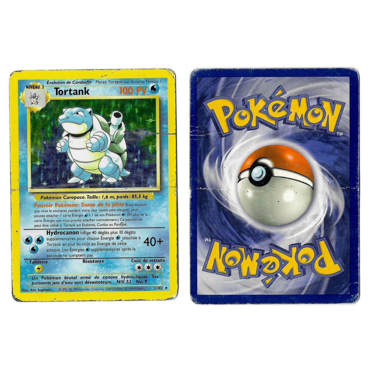 Tortank 2/102 Set de Base Holo Unlimited Français Voir Scan