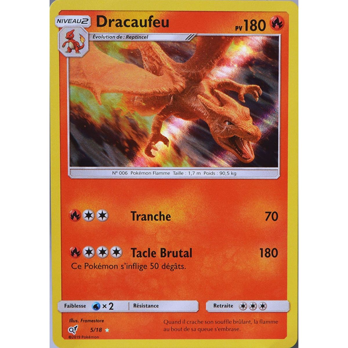 Dracaufeu - Holo Rare 5/18 - Detective Pikachu