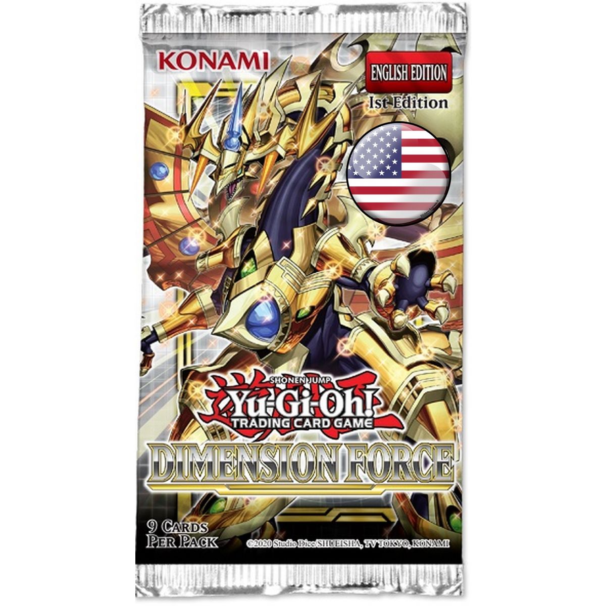 *US Print SEALED* Yu-Gi-Oh! - Booster - Dimension Force - AMERICAIN