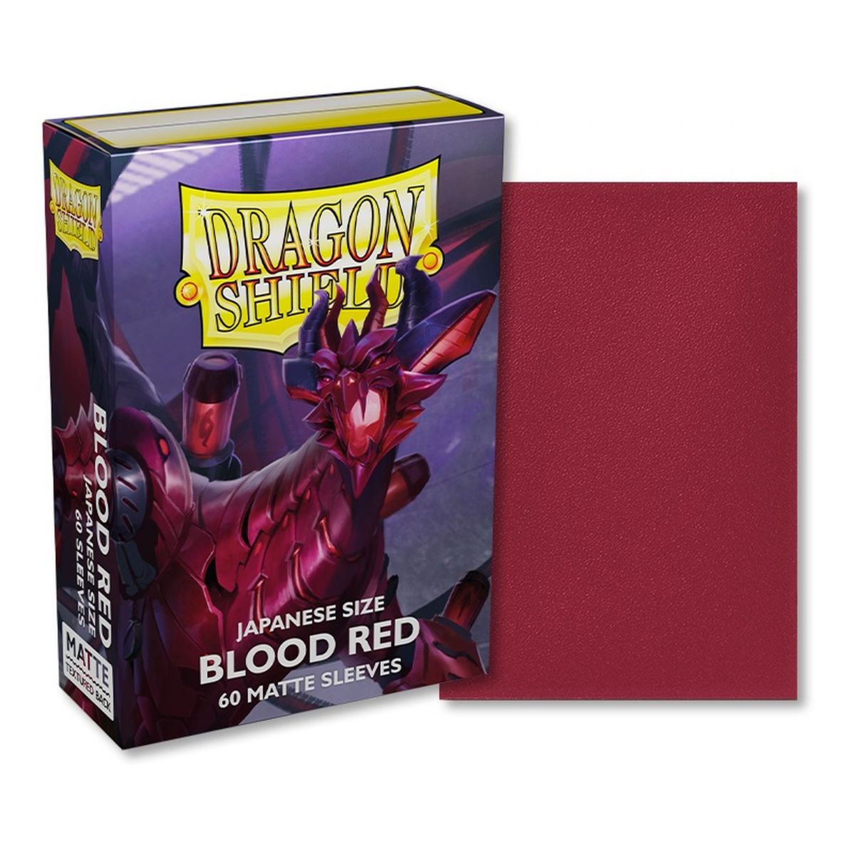 Item Dragon Shield - Small Sleeves - Japanese Size - Matte Blood Red (60)