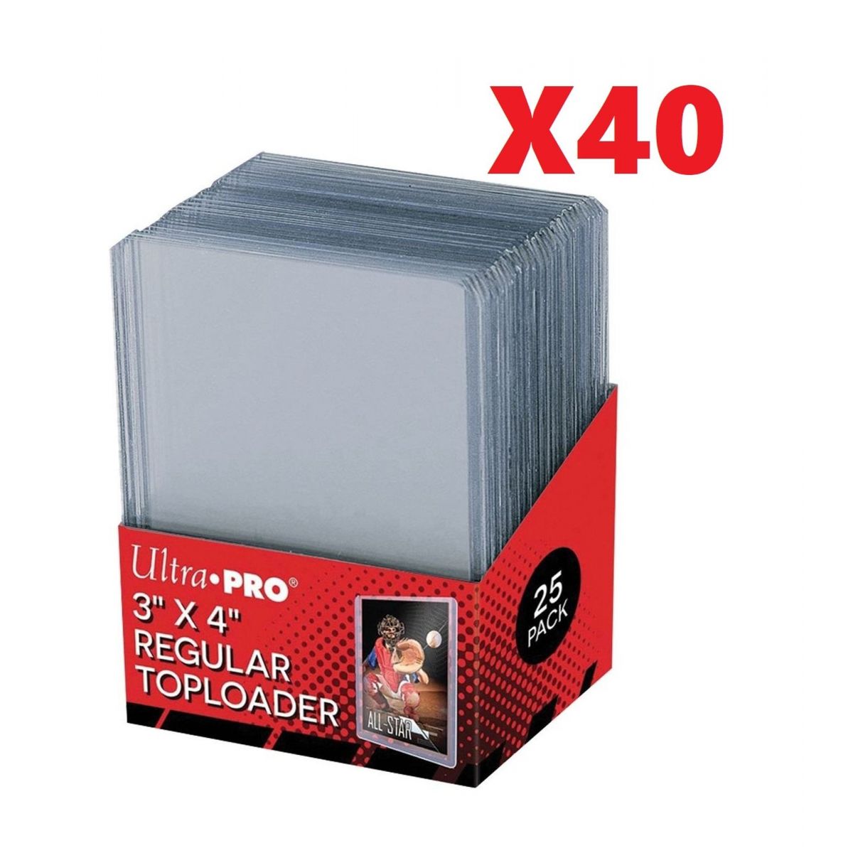 Item Ultra Pro - Pack - Protèges Cartes Rigides - Top Loader (40)