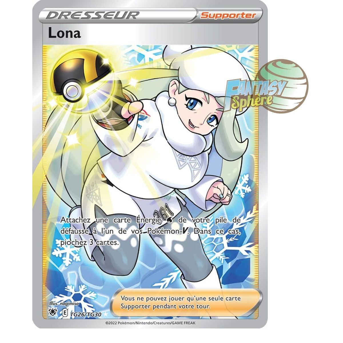 Lona - Full Art Ultra Rare TG26/TG30 - Epee et Bouclier Astres Radieux