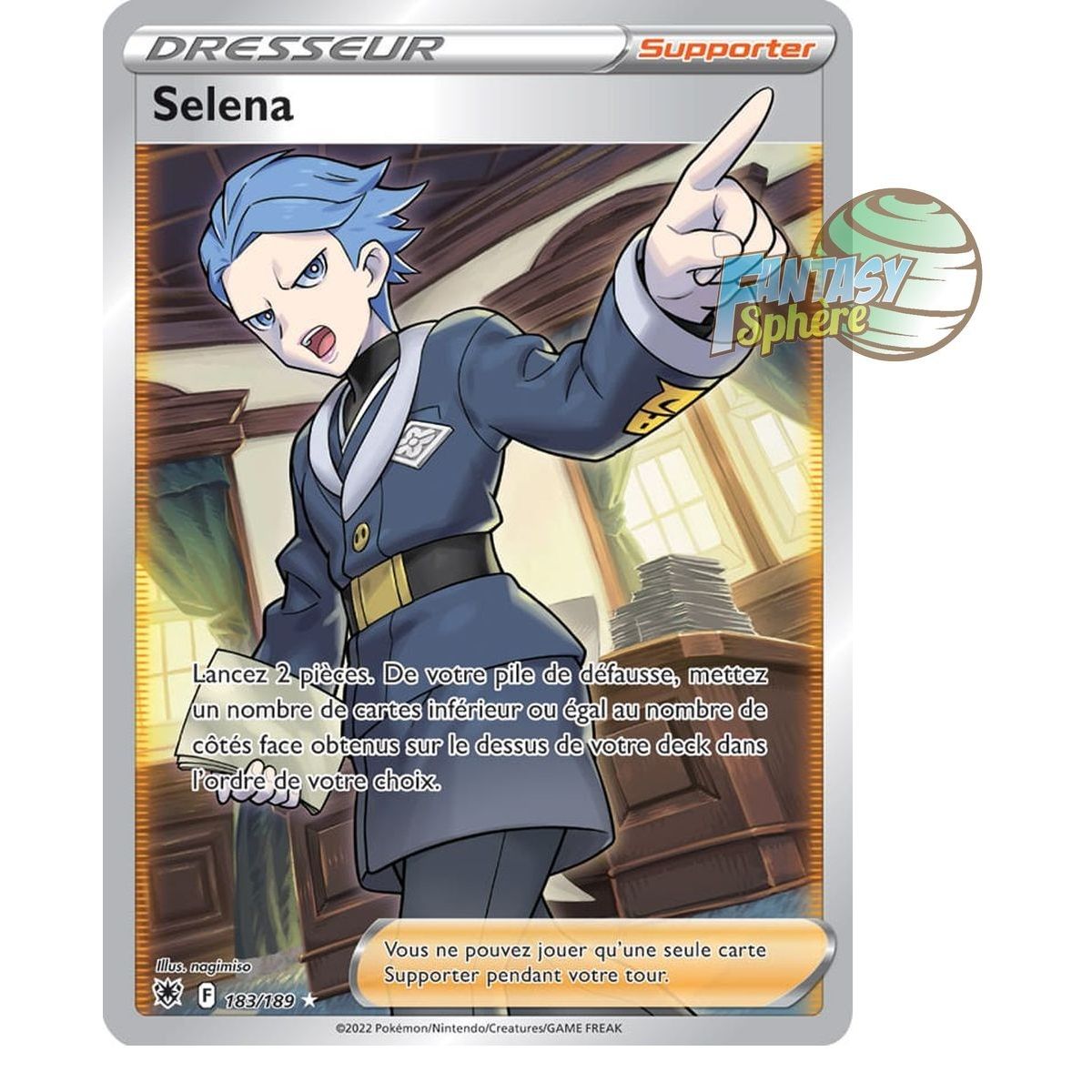 Selena - Full Art Ultra Rare 183/189 - Epee et Bouclier Astres Radieux