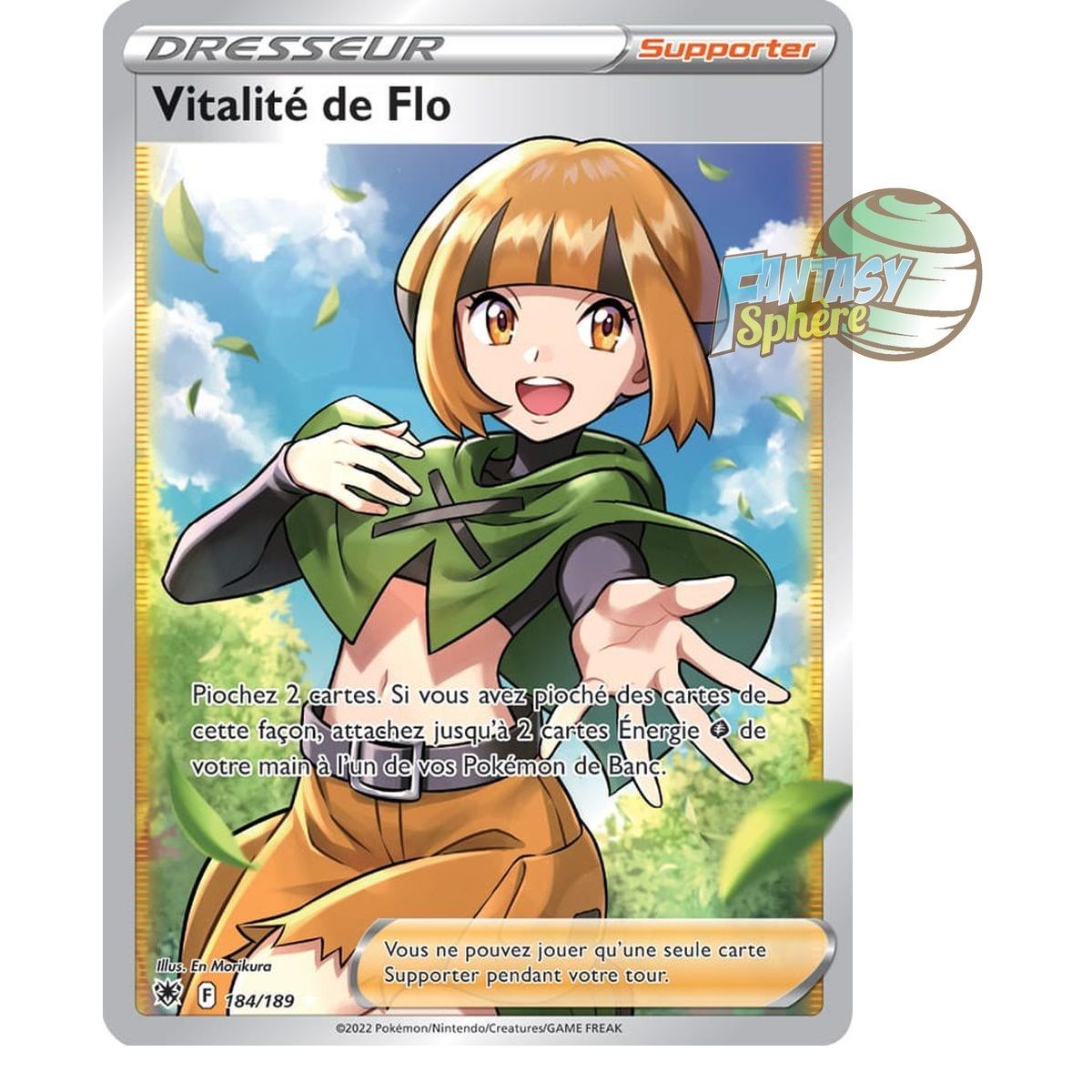 Vitalité de Flo - Full Art Ultra Rare 184/189 - Epee et Bouclier Astres Radieux