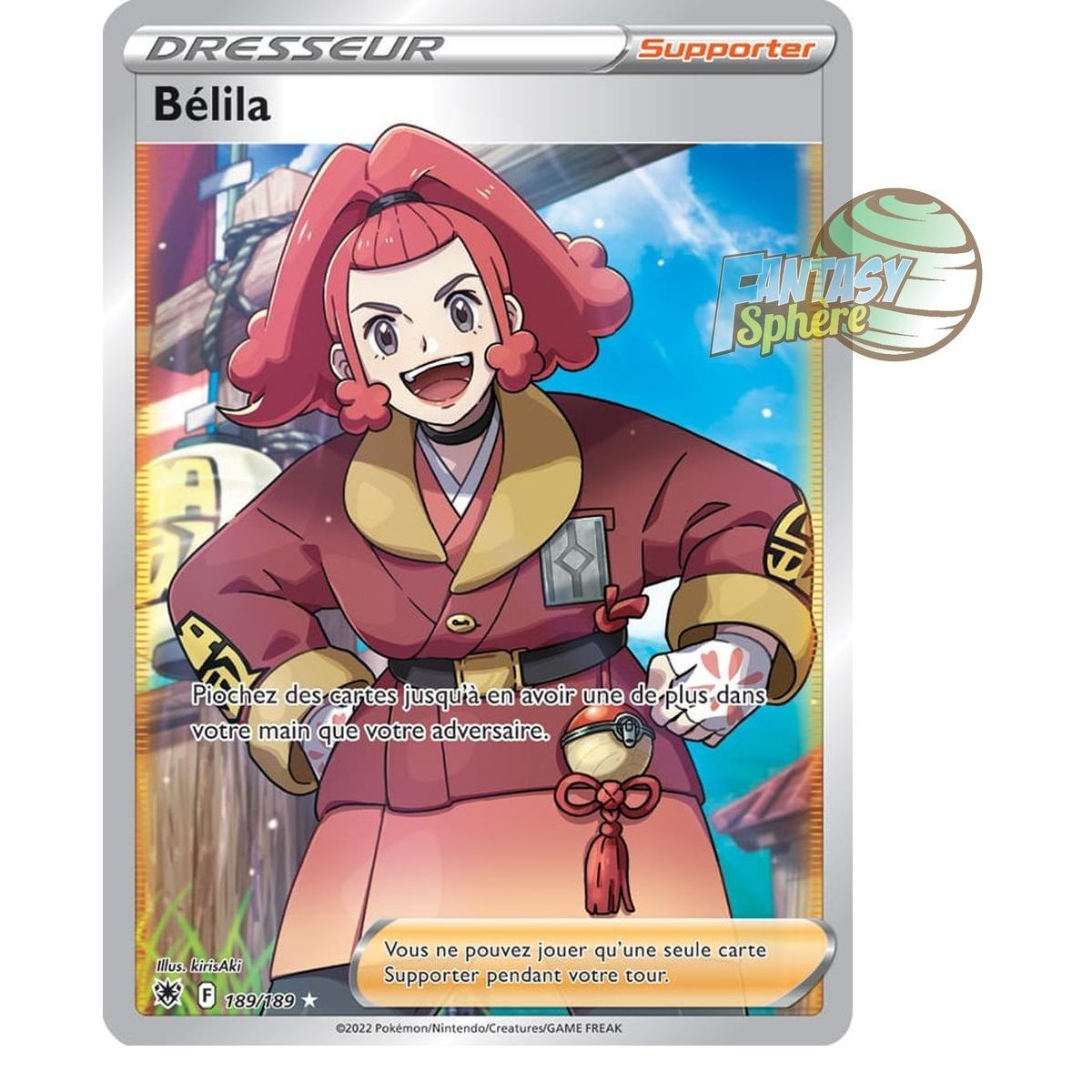 Bélila - Full Art Ultra Rare 189/189 - Epee et Bouclier Astres Radieux