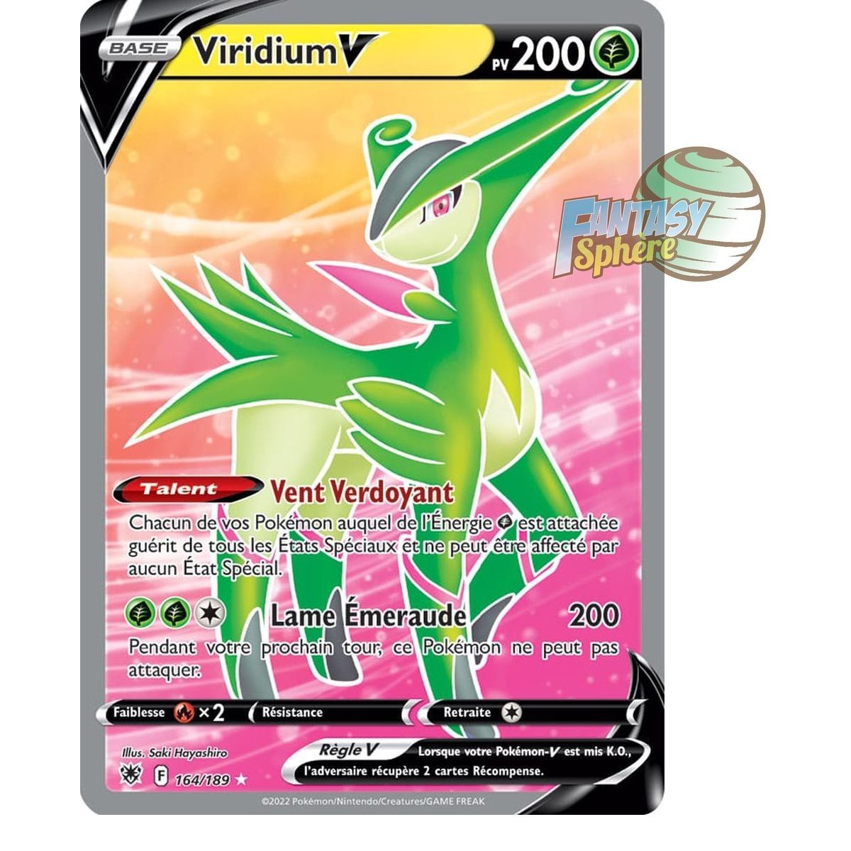 Coffret Cartes Pokémon 4 boosters - Viridium V