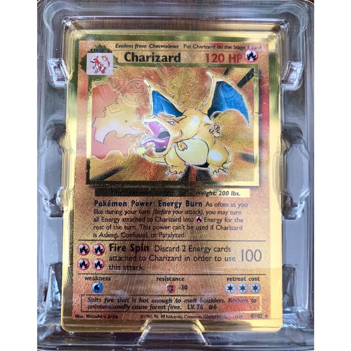 Charizard - Gold Or Metal - 4/102 *SCELLE*