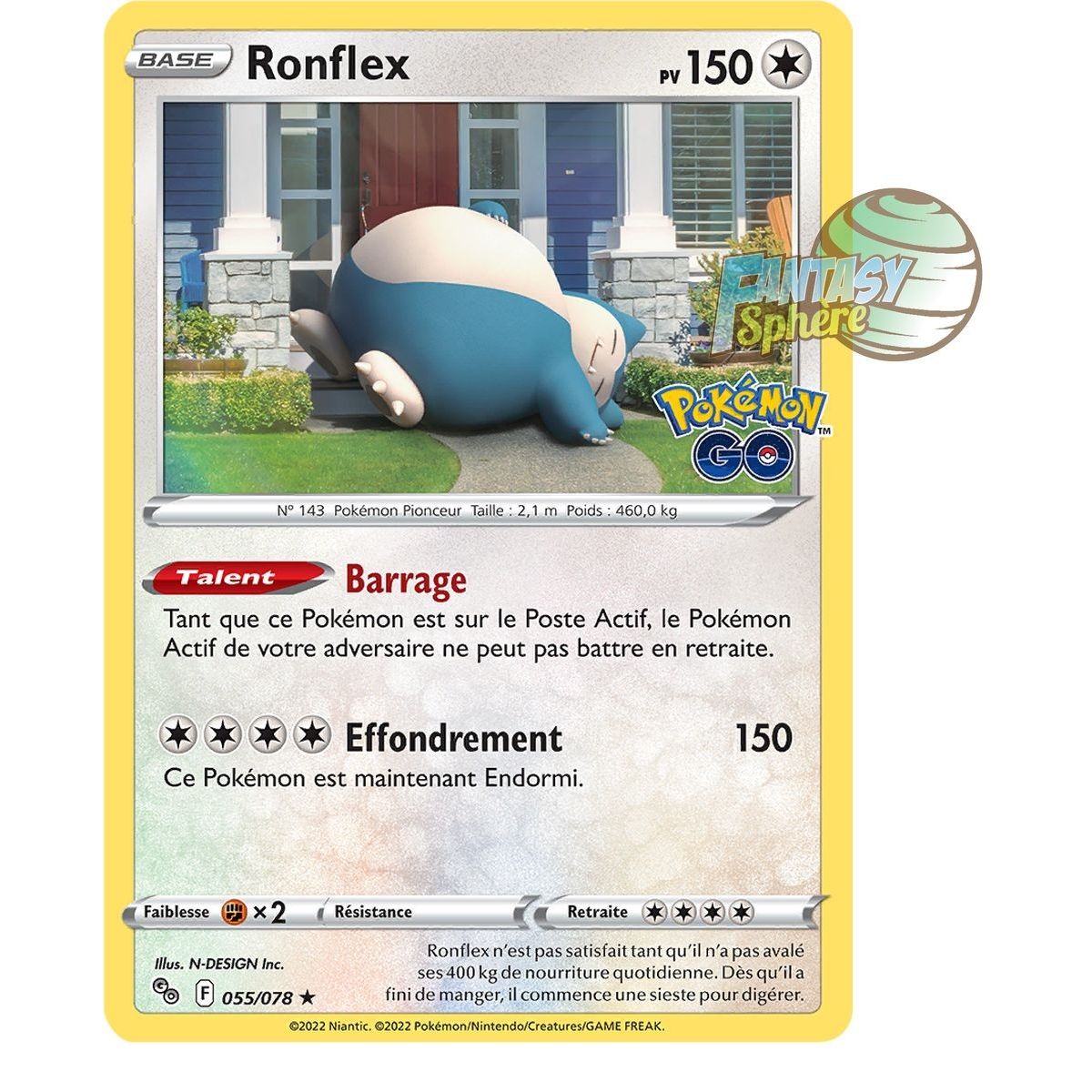 Acheter Pokémon - Ronflex - 65 Protège Cartes - Ultra Pro