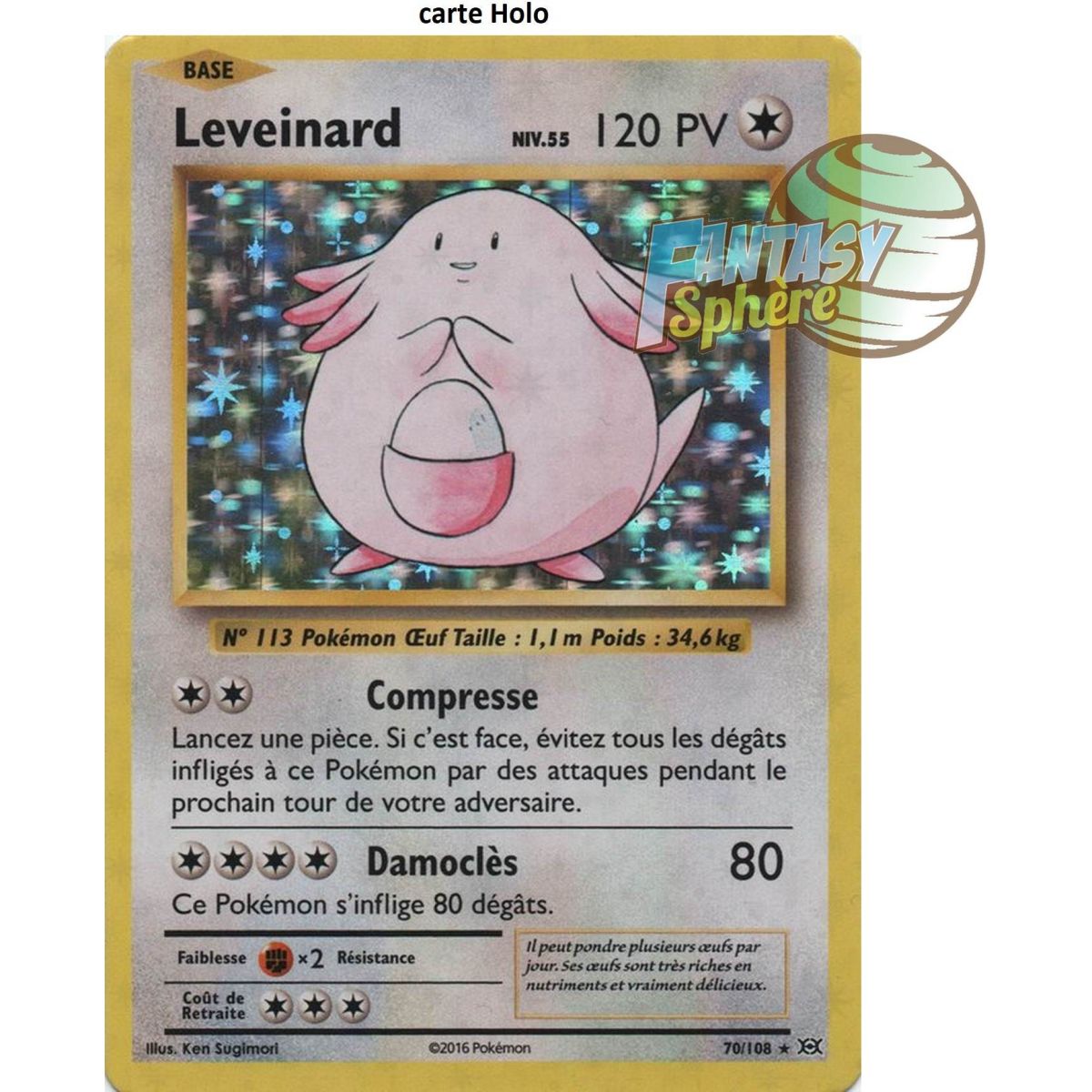 Leveinard - Holo Rare 70/108 - XY 12 Évolutions