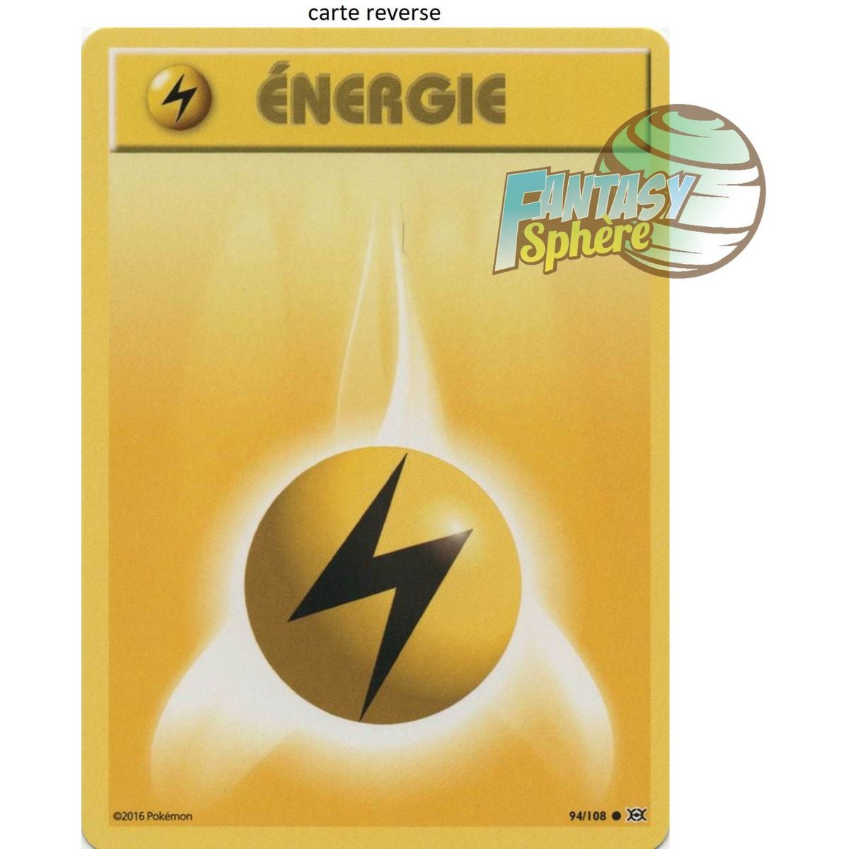Item Énergie Électrique - Reverse 94/108 - XY 12 Évolutions