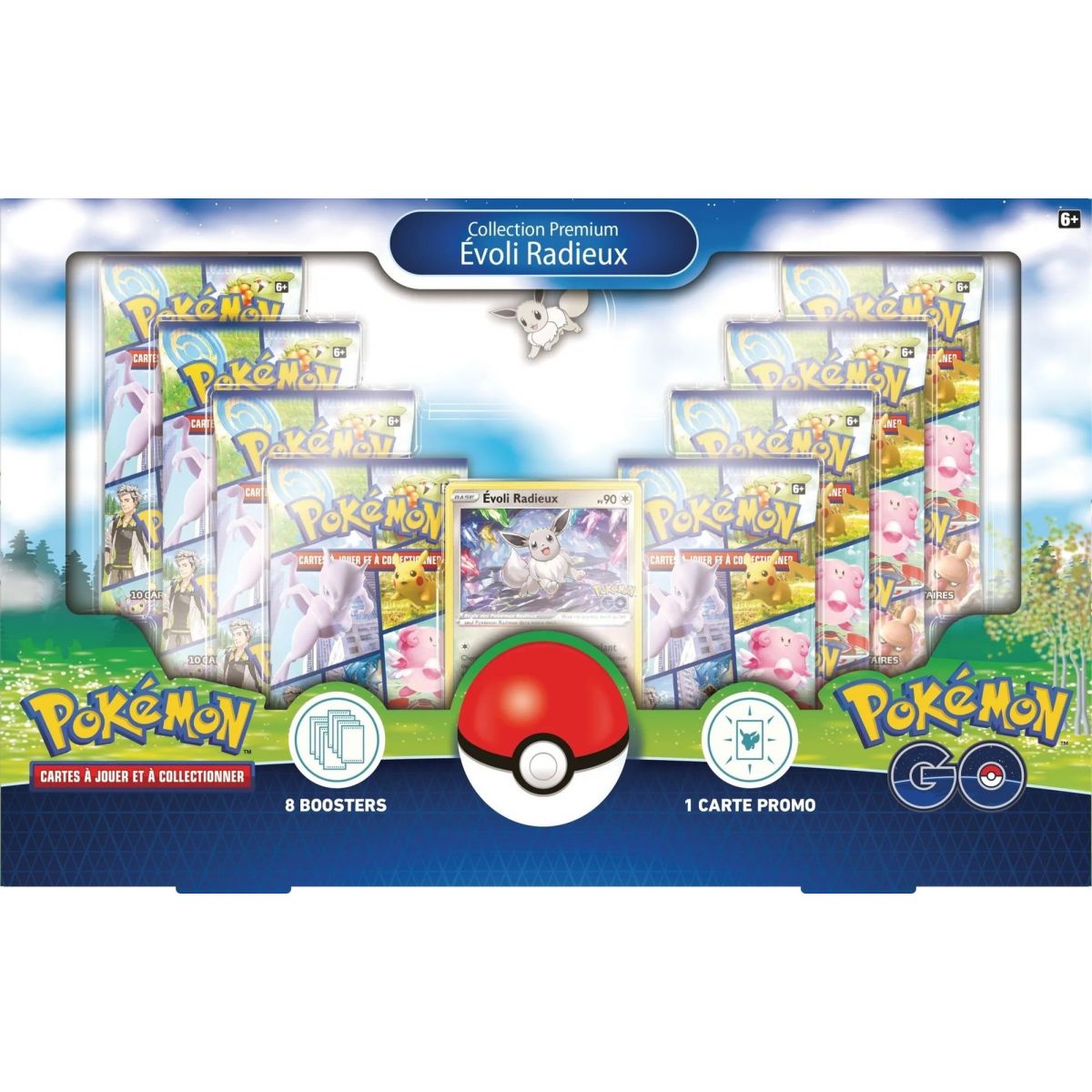 Pokémon - Coffret Premium - Evoli Radieux - Pokémon Go [EB10.5] - FR