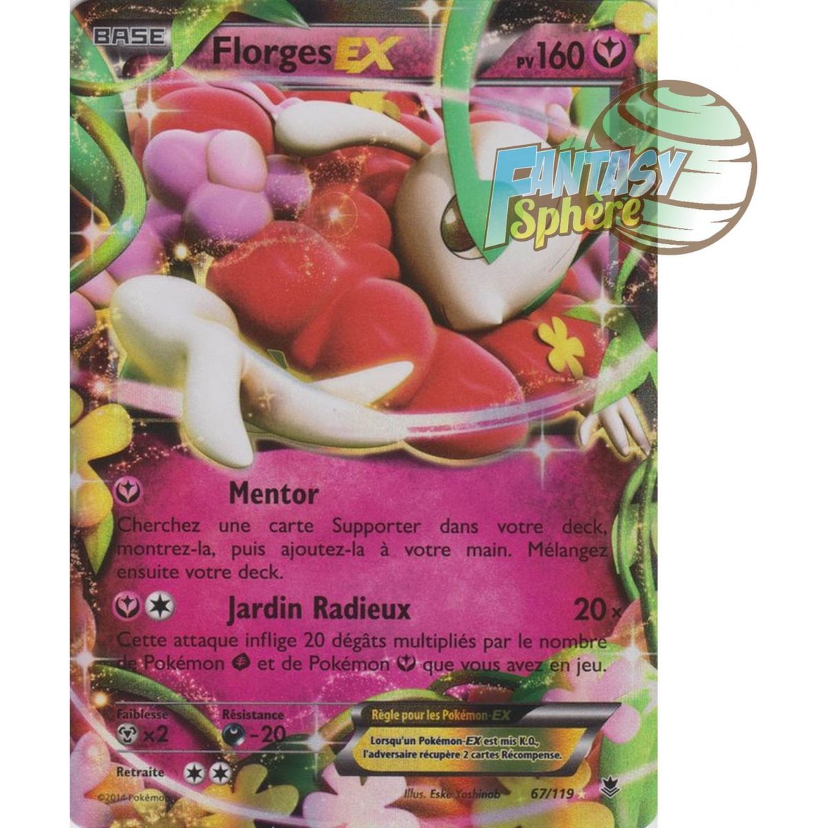 Florges-EX - Ultra Rare 67/119 - XY 4 Vigueur Spectrale