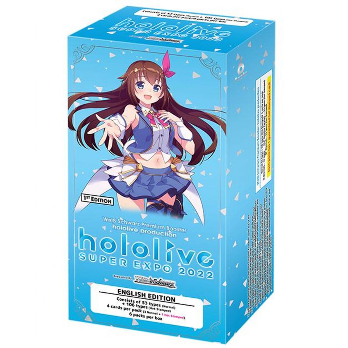 Weiss Schwarz - Display - Boite de 6 Boosters Premium - Hololive Production - EN - 1st Edition