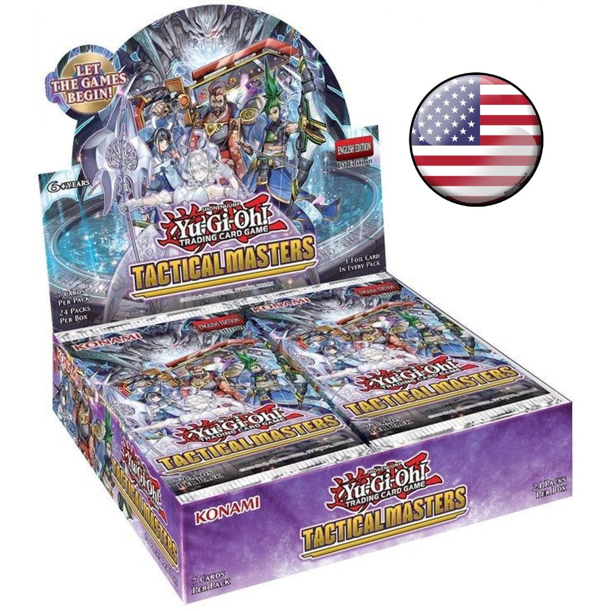 Yu-Gi-Oh! - Boite de 24 Boosters - Les Maitres Tactiques - Americain US