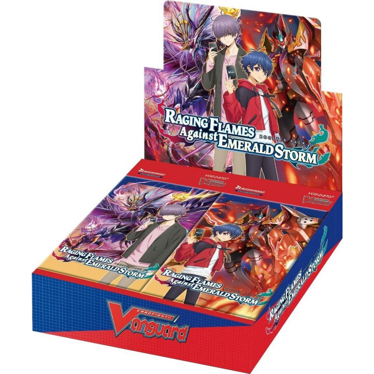 Vanguard will+Dress - Display - Boite de 16 Boosters - D-BT07 Raging Flames Against Emerald Storm - EN