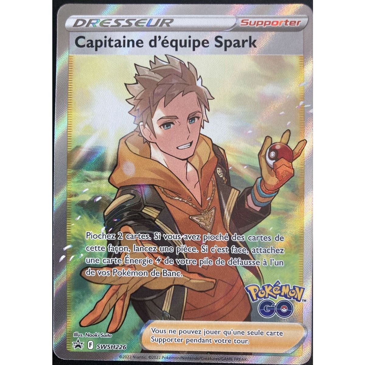 Capitaine d'équipe Spark - Full Art Ultra Rare - SWSH226