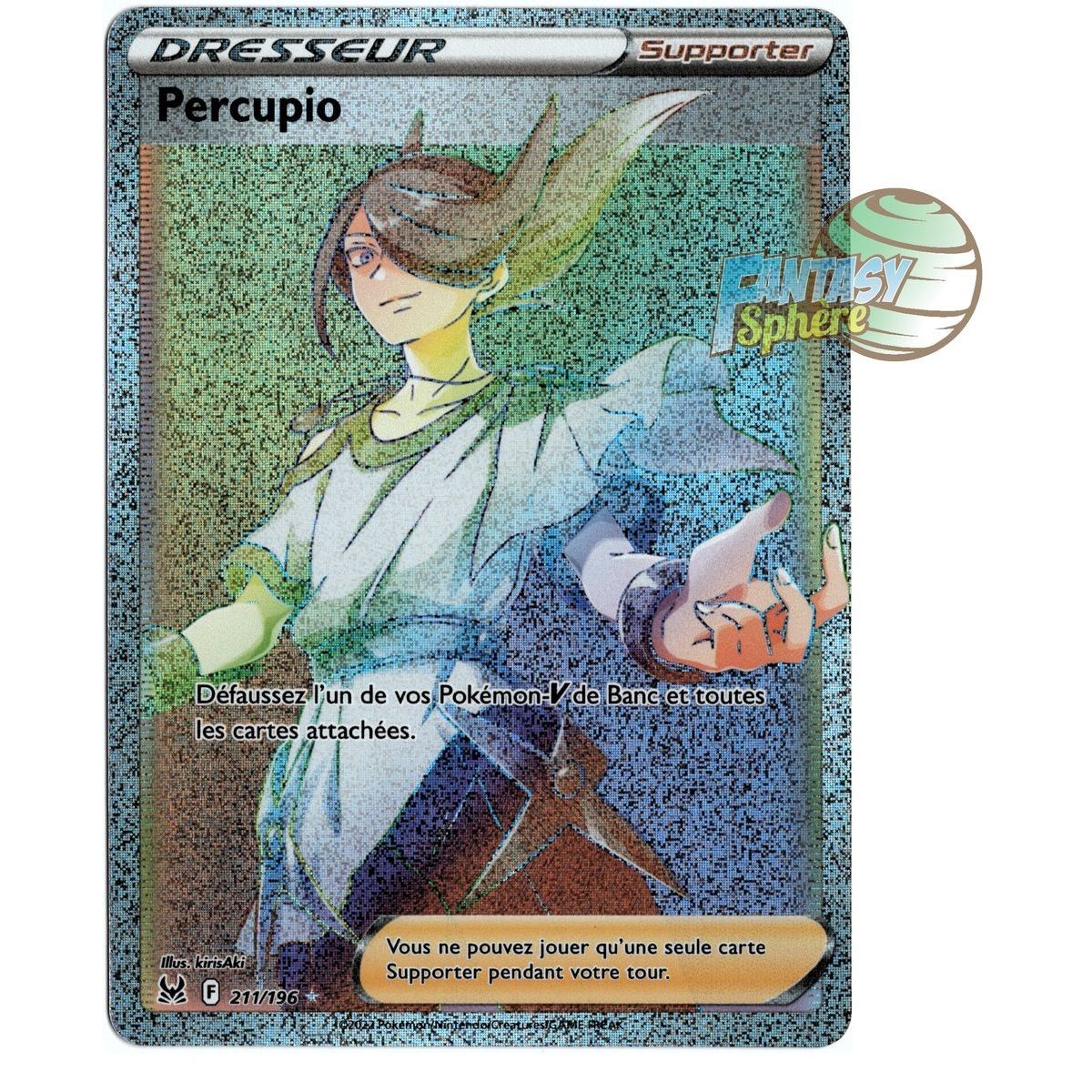 Percupio - Secret Rare 211/196 - Epee et Bouclier 11 Origine Perdue