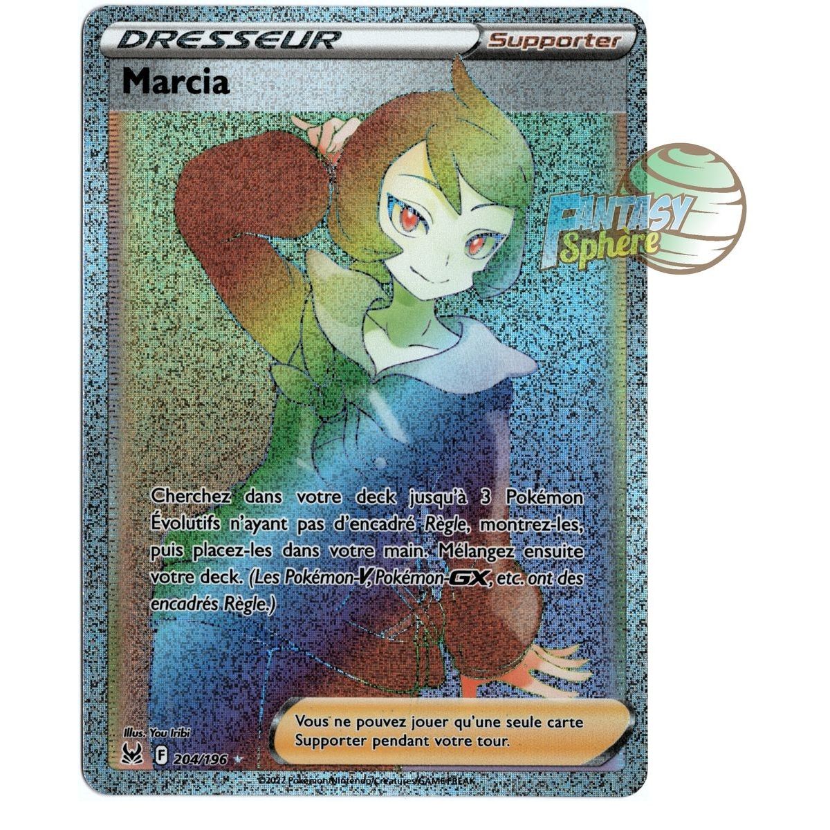 Marcia - Secret Rare 204/196 - Epee et Bouclier 11 Origine Perdue