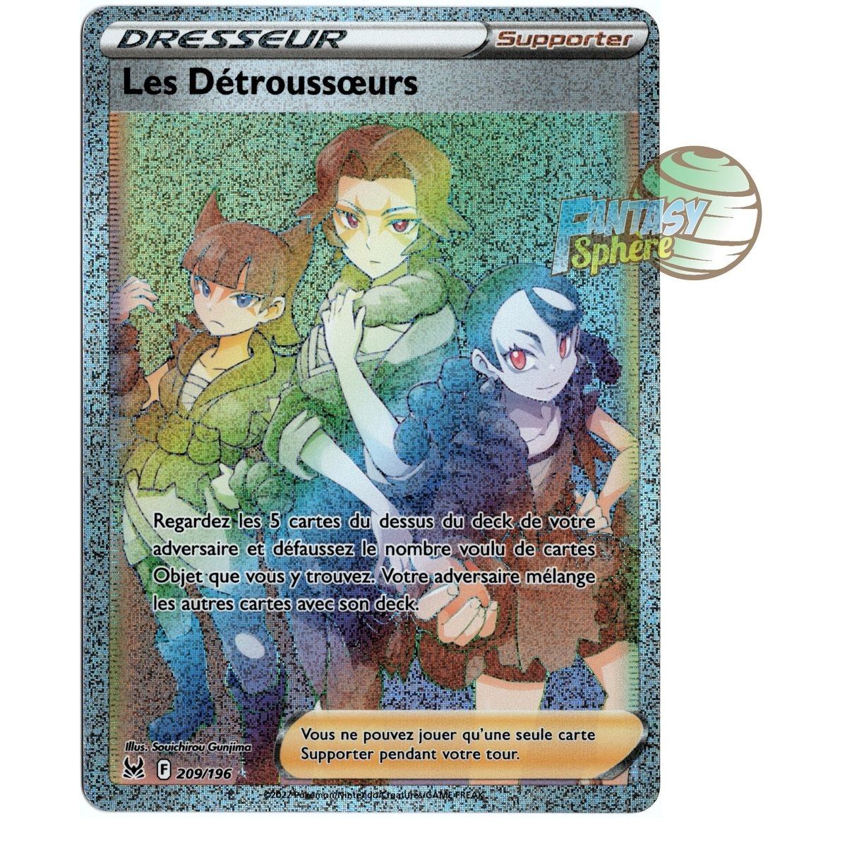 Les Détroussœurs - Secret Rare 209/196 - Epee et Bouclier 11 Origine Perdue
