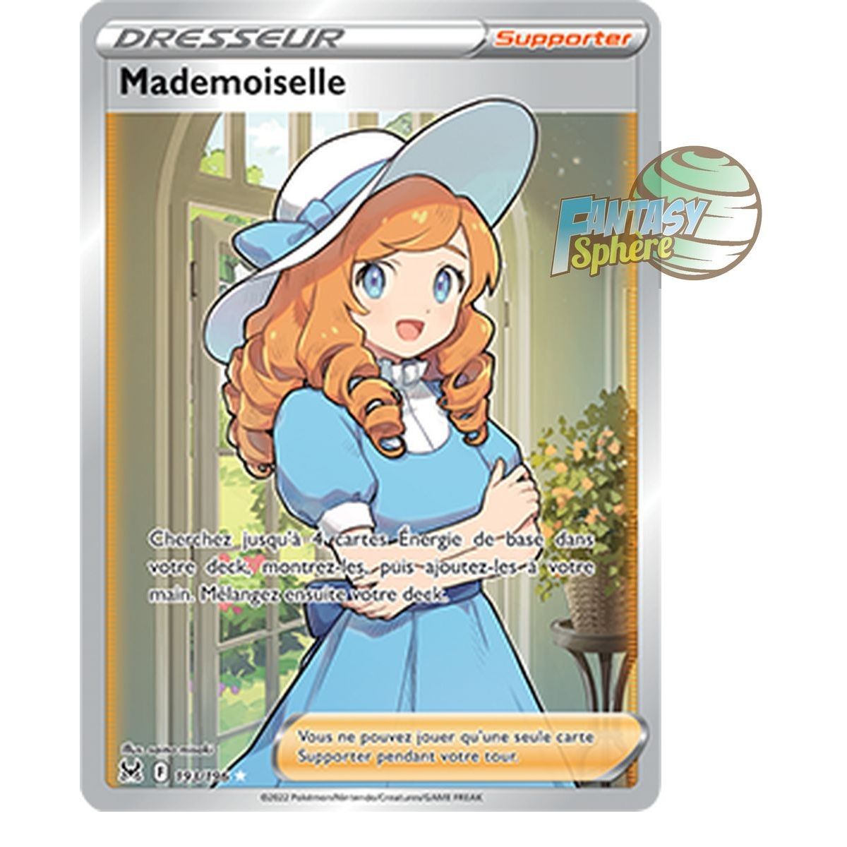 Mademoiselle - Full Art Ultra Rare 193/196 - Epee et Bouclier 11 Origine Perdue