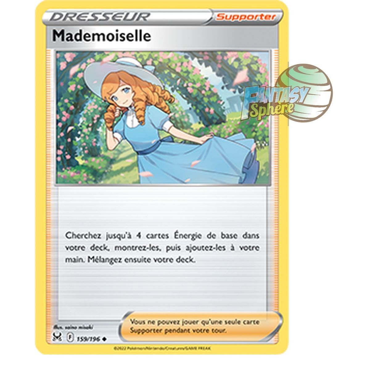 Item Mademoiselle - Peu Commune 159/196 - Epee et Bouclier 11 Origine Perdue