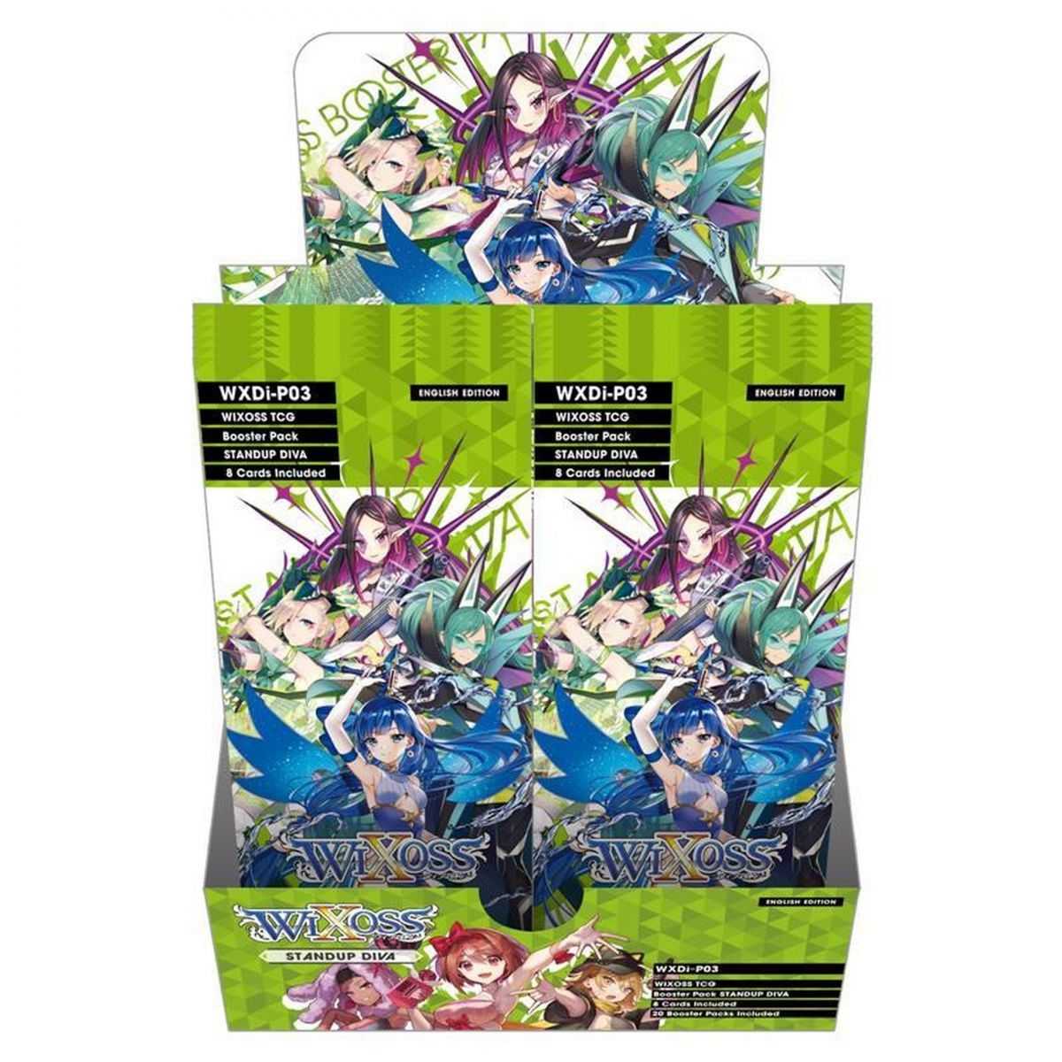 WIXOSS - Display - Boite de 20 Boosters - P03 Standup Diva - EN