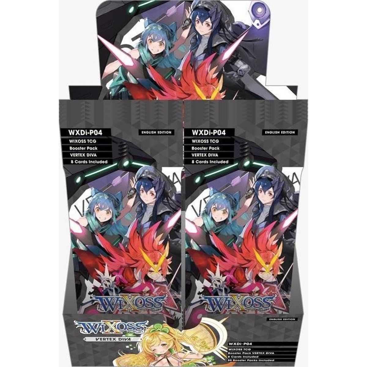 WIXOSS - Display - Boite de 20 Boosters - P04 Vertex Diva - EN