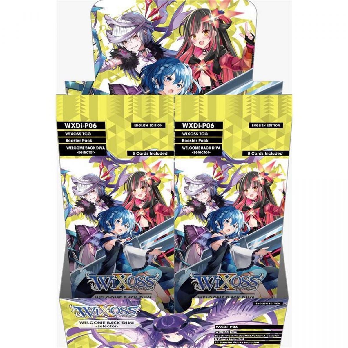 Item WIXOSS - Display - Boite de 20 Boosters - P06 WELCOME BACK DIVA ~selector~ - EN