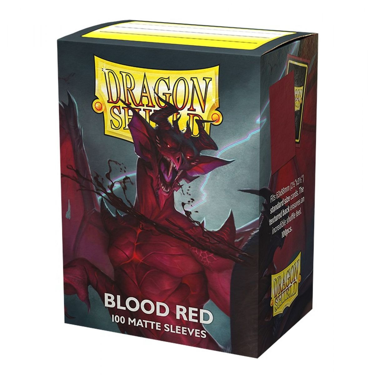 Item Dragon Shield - Standard Sleeves - Matte Blood Red (100)
