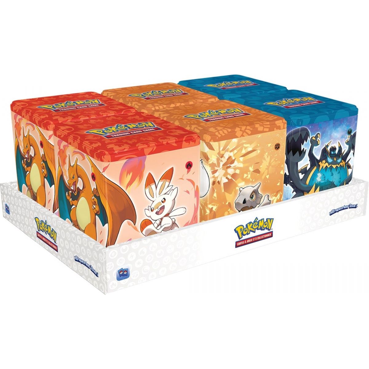 Mini boîte en métal Pokémon avec 2 boosters Modèle aléatoire - Carte à  collectionner - Achat & prix