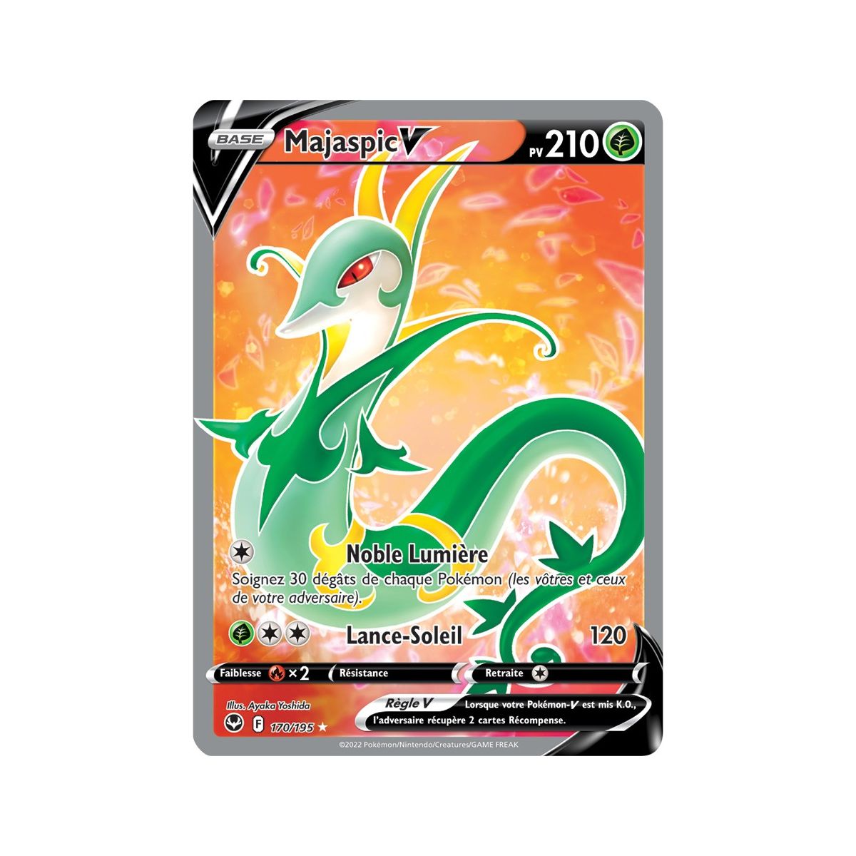 Majaspic V - Full Art Ultra Rare 170/195 - Epee et Bouclier 12 Tempete Argentée